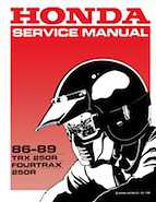 Honda 250R Service Manual