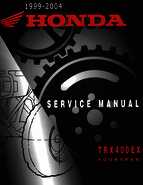 1999-2004 Honda TRX400EX FourTrax Service Manual