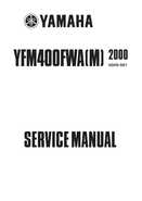 2000 Yamaha YFM400FWA(M) Factory Service workshop Manual