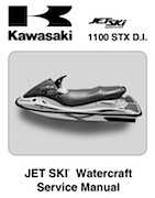 2003 Kawasaki 1100 STX D.I. Jet Ski Factory Service Manual