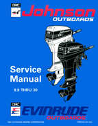 1994 Johnson/Evinrude "ER" 9.9 thru 30 outboards Service Repair Manual P/N 500607