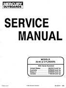 Mercury 35/40HP 2 Cylinder Outboards Service Manual PN 90-42794--1