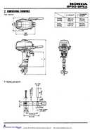 Honda BF50 (5HP) BF5A Outboard Motors Shop Manual